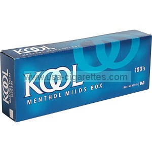 Kool Menthol Blue 100's box cigarettes
